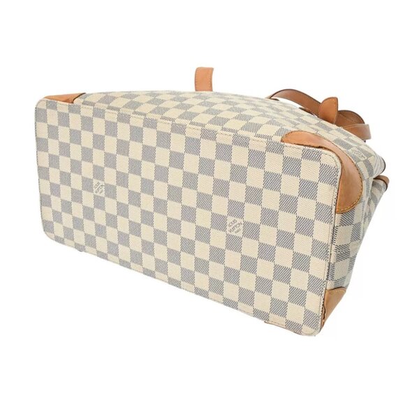 LOUIS VUITTON Damier Azur White/Blanc N51206 hand bag - Picture 5 of 12